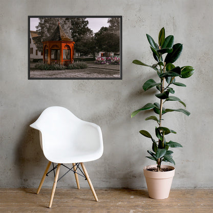 Red Gazebo - 24x36 - LI